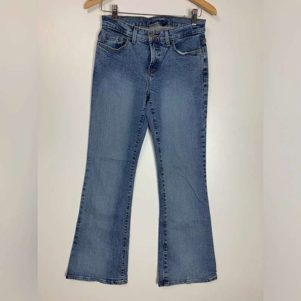 VTG Low Rise Flare Jeans Hip Hugger Stretch Size 28 Bluenotes  Canada Y2K Boho